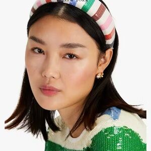Kate Spade Adventure Stripe Sequin Headband